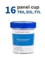 16 panel drug test cup with TRA, EtG, FYL