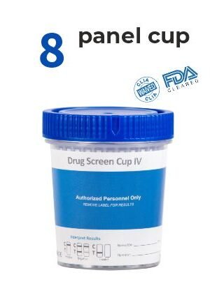 8 Panel Urine Test Cup