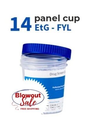 14 Panel Urine Drug Test Cup with EtG - SALE