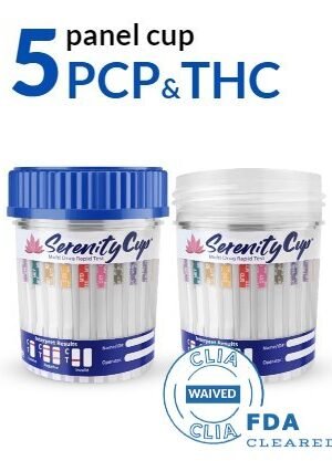 5-panel drug test cups pcp, oxy, thc