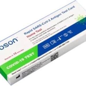 rapid covid antigen test card