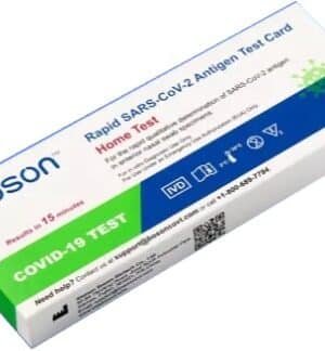 rapid covid antigen test card