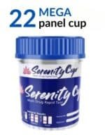 22 panel drug test cup with adulterants